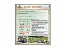 Стенд "Огневая подготовка" Вариант 1 - fgospostavki.ru - Домодедово