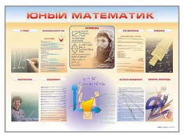 Стенд-уголок "Юный математик" - fgospostavki.ru - Домодедово