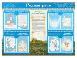 Стенд-уголок "Родная речь" - fgospostavki.ru - Домодедово