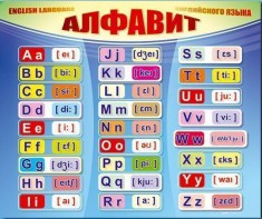 Стенд "Алфавит и транскрипционные знаки" - fgospostavki.ru - Домодедово