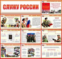 Стенд "Служу России" - fgospostavki.ru - Домодедово